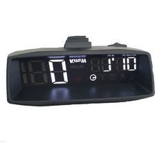 雙速時鐘改裝儀表 HUD H200 白色, 1個