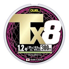 DUEL TX8 300M 五彩 PE線 H4341 5C 1.2, 1個