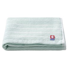 BIOAM 佰歐安 日本製 TOP今治純棉起泡沐浴巾 50g, 淺綠色, 1入, 1條