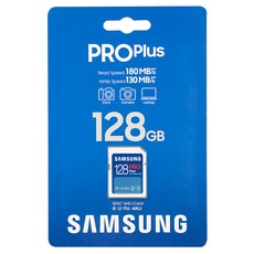 SAMSUNG 三星 2024 PRO Plus SD 記憶卡 單眼 數位相機 攝影機 筆電, 128GB, 1個
