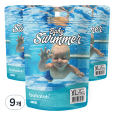 babalab 游泳用防水褲型尿布, XL, 27片