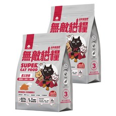 ParkCat 貓樂園 全齡貓 無穀天然高蛋白無敵貓糧, 霸王野雞, 2kg, 2袋