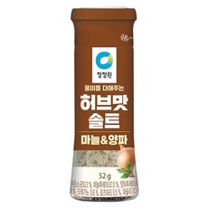 清淨園 草本味海鹽 大蒜 + 洋蔥, 52g, 1瓶