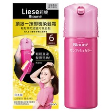 Liese 莉婕 頂級一按即梳染髮霜, 6 深濃棕色, 1盒