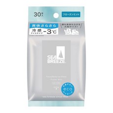 SHISEIDO 資生堂 SEA BREEZE 爽身濕紙巾 全身用 冰凍薄荷, 1入, 1包