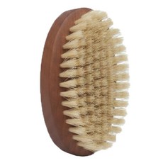 fA brushes 森詠木香 白豚鬃美胸按摩刷, 深木紋色, 1個, 1個