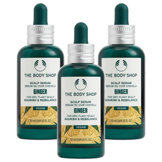 THE BODY SHOP 美體小舖 國際航空版 薑根頭皮調理精華, 50ml, 3瓶