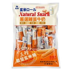黑熊 五糧能量玄米捲 奶蛋素, 400g, 1袋