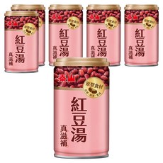 TAISUN 泰山 100%無添加紅豆湯, 330g, 6罐