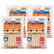 DoggyMan Hello起司條, 減鹽起司, 214g, 4袋