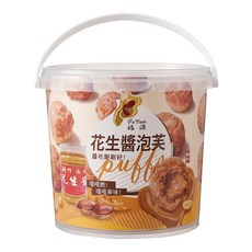 新竹福源 花生菠蘿泡芙, 210g, 1罐