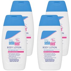 sebamed 施巴 嬰兒潤膚乳液, 200ml, 4瓶