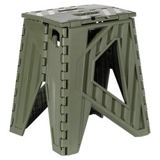 SHUTER 樹德 貨櫃小折凳 CH-40 360 x 310 x 400mm, 軍綠色, 1個