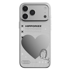 HIPPORIZZ Mirra 手機 鏡面 手機殼 iPhone 17 Pro Max 磁吸 支架 MagSafe 愛心 1年保固 PC+TPU+磁鐵+金屬 1個