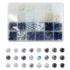 Mohaco 高級串珠工藝套組 24種, 黑色, 1套