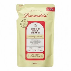 Laundrin' 朗德林 Good Tea Time柔軟精補充包 大吉嶺檸檬茶香, 1包, 480ml