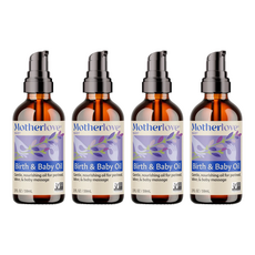 Motherlove媽咪樂哺 天然草本親子按摩油 (寶寶按摩/孕婦護理/草本配方), 59ml, 4瓶
