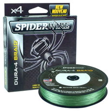 SPIDERWIRE 4股編織 蜘蛛線 DURA-4 BRAID KSD4Y-DURA4 1.0GO/19LB-10 YEL, 自然綠, 1個