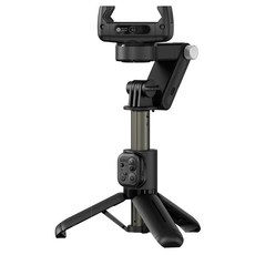 CYKE AI智能追蹤跟拍手機穩定器/手持雲台/藍牙自拍棒/直播三腳架, Q19, 黑色, 1個