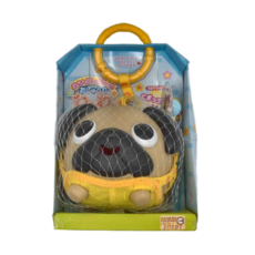 SANKYORIKEN 會吐舌動物玩偶 掛環版 巴哥犬, 1個