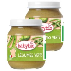 babybio 生機鮮蔬泥 碧綠蔬菜, 130g, 2罐
