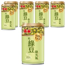 TAISUN 泰山 100%無添加綠豆湯, 330g, 6罐