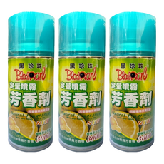 BlackPearl 黑珍珠 定量芳香劑 檸檬, 300ml, 3瓶