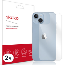 Skoko 手機亮面機背保護貼 2入, 2개