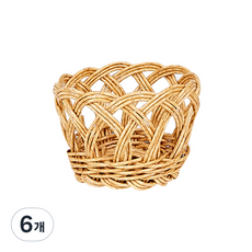 house recipe. PP藤條配件籃S, 米色, 6個