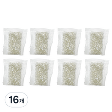 Artnism 口罩掛繩 手鍊 戒指 DIY 米珠 10g 3mm, A 銀色, 16個