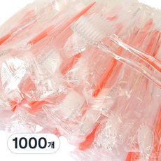 高級細軟毛OPP一次性牙刷 粉紅色, 500入, 2個