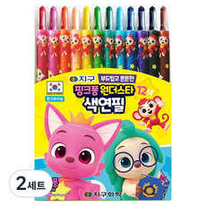 地球化學 碰碰狐 Wonderstar 12色色鉛筆組, 2套, 12色