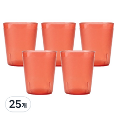 LIVINGMATE PC防摔水杯 190ml, 紅色, 25個
