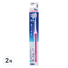 LION 獅王 固齒佳 Advantage 彈力毛超小巧刷頭牙刷, 1入, 2個