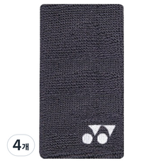 YONEX 護腕帶 249BN001U, 4個, 炭灰色