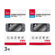JOYTRON 任天堂 Switch OLED 高光澤螢幕保護貼 2p, 3個, JTSW-114