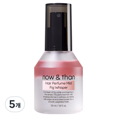나우앤댄 헤어 퍼퓸 미스트 피그 위스퍼, 55ml, 5개