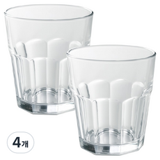 LIVINGMATE Tritan八角水杯 270ml, 透明, 4個
