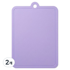 uh homedeco 韓國製塑膠雙面砧板, 紫色, 2個