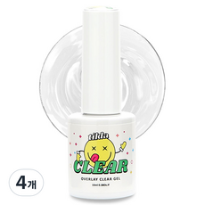 韓國 tilda 拋光覆蓋透明凝膠指甲, 10ml, 4個, 單色