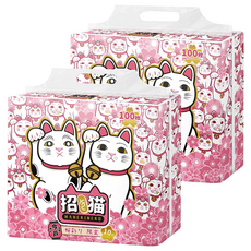 Gotokuji Tokyo 東京豪德寺 春櫻之舞抽取式衛生紙 2層, 10包, 2袋