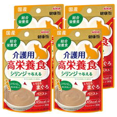 AiXiA 介護貓護理主食餐包3號 泥狀, 30g, 4個, 鮪魚