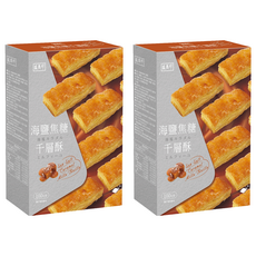盛香珍 海鹽焦糖千層酥, 100g, 2個