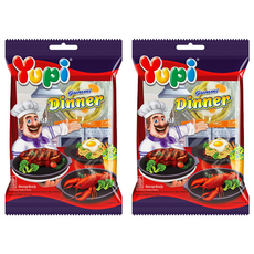 Yupi 豪華經典餐軟糖, 70g, 2個