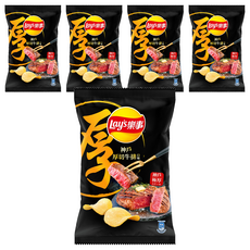 Lay's 樂事 神戶厚切牛排口味洋芋片, 85g, 5包