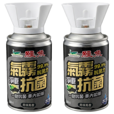 鱷魚 汽車專用氣霧式抗菌噴霧 青檸馬告, 2個, 100ml