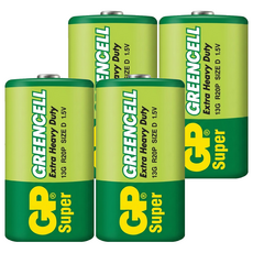 GP Batteries 超霸 2號綠能特級碳鋅電池, 2個, 2個裝