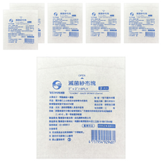 GOOD VISTA 鈺弘 滅菌Y型不織布紗布塊 2X2 6P, 6套, 2片