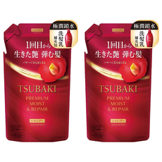 TSUBAKI 思波綺 公司貨 瞬亮潤澤洗髮乳 N 補充包, 2件, 300ml