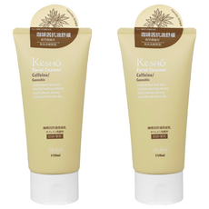 KeSHO 咖啡因控油洗面乳 放空麻草, 2個, 150ml